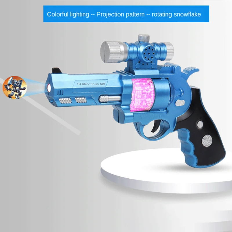 Детский Электрический игрушечный пистолет со звусветильник светильник ционный