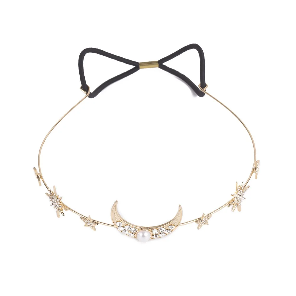 Персонализированные дикие Циркон простые Эластичные аксессуары для волос