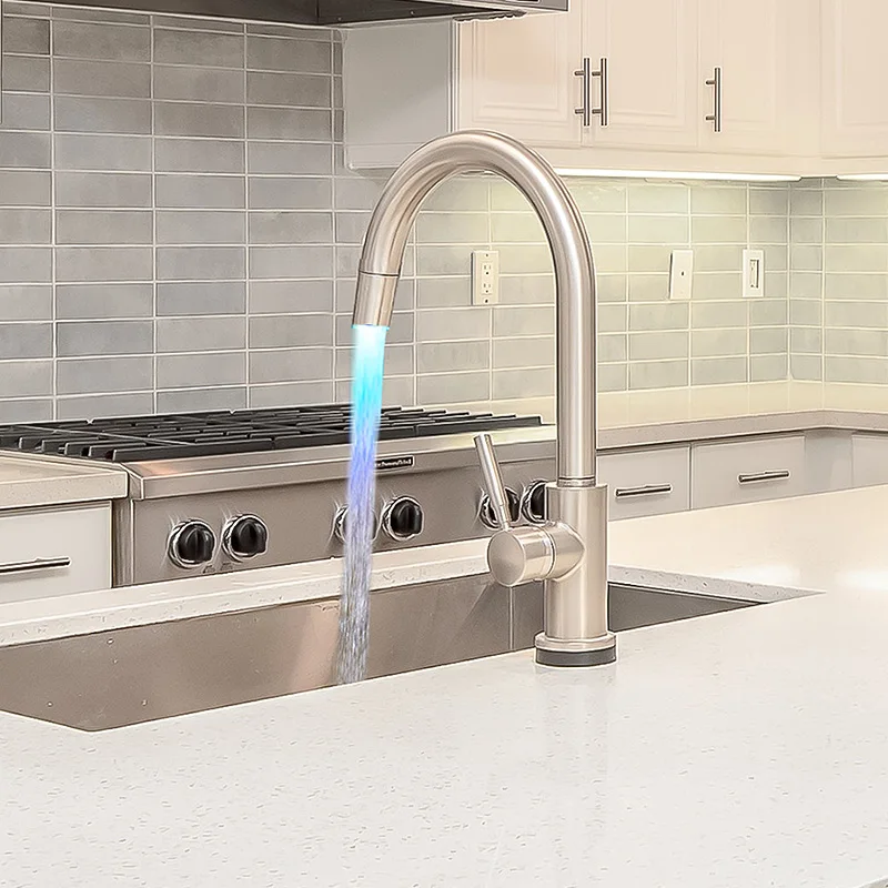 Смеситель для воды со светодиодный Ной подсветильник кой 3-7 цветов | Обустройство