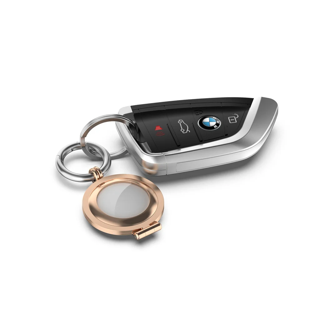 

Anti-fingerprint Tracker Protective Case Zinc Alloy Metal Smooth Positioning Anti-Lost Device Cover for Tags Tracker