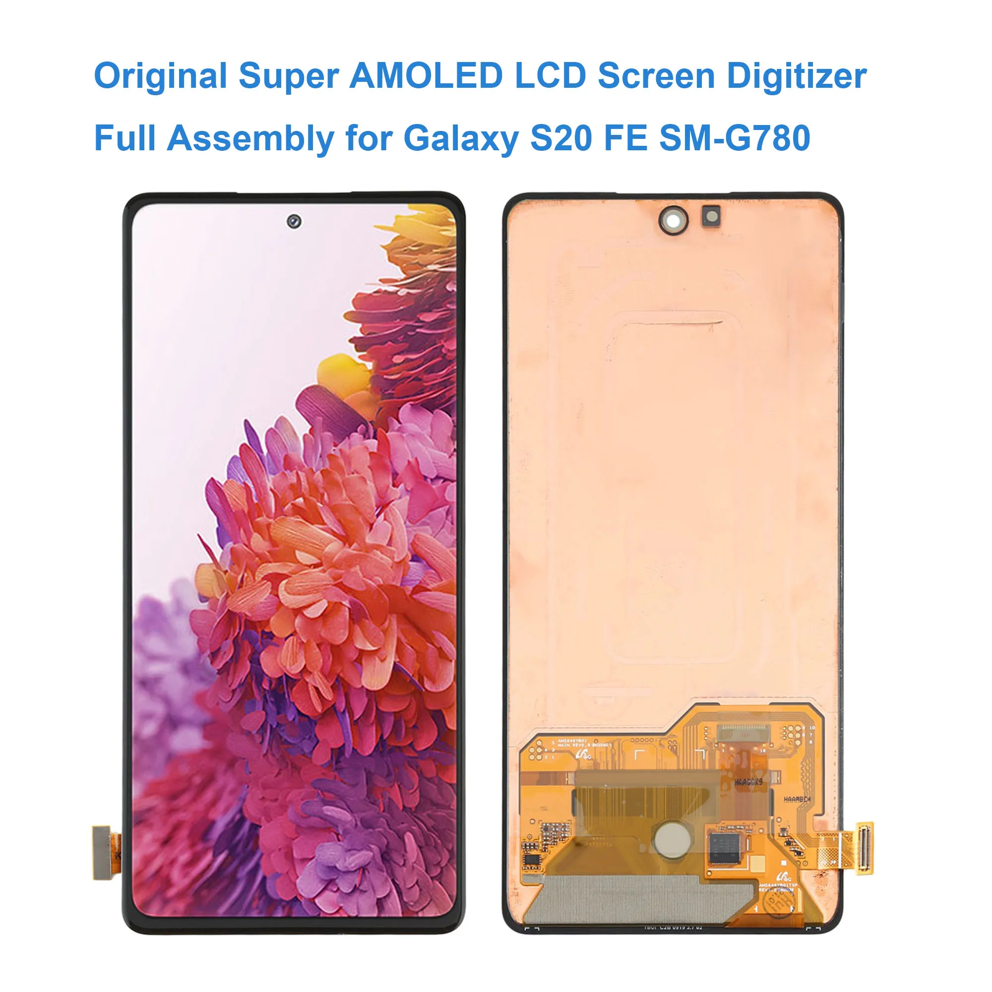 

Original Super AMOLED Display LCD Screen and Digitizer Full Assembly for Samsung Galaxy S20 FE