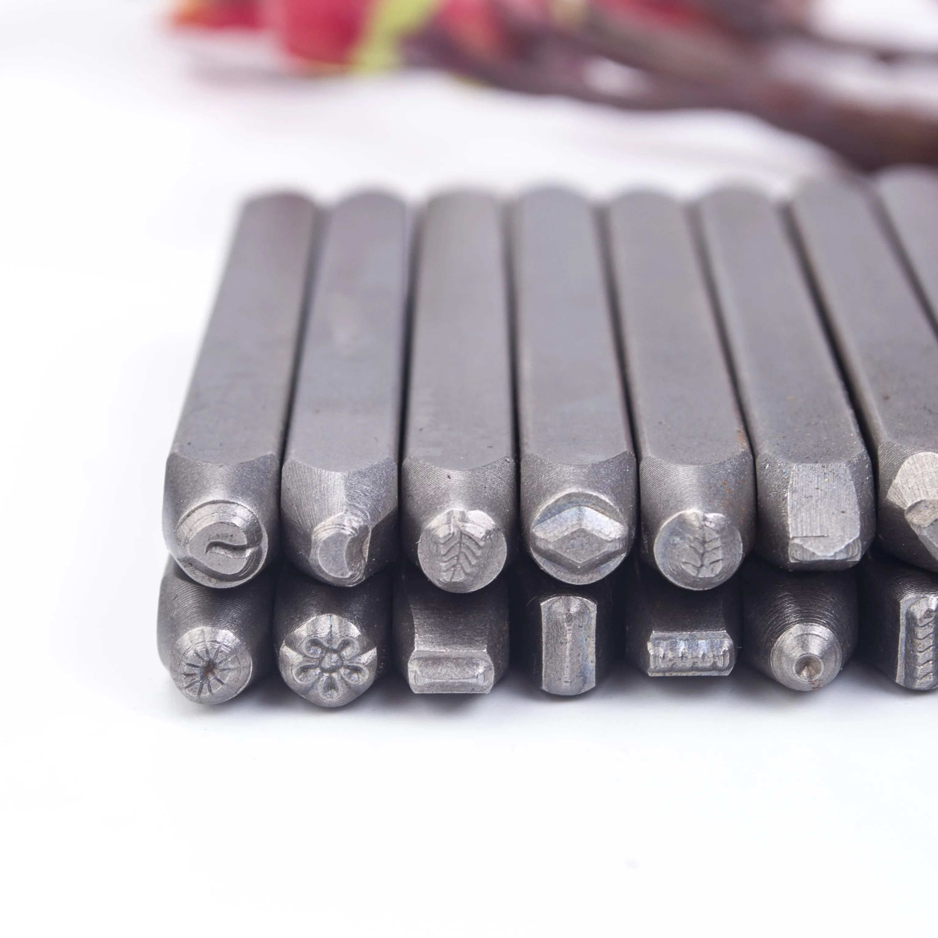 

jewelry Engraving tools Stamps Set Punch Steel Metal Die Tool Case Craft