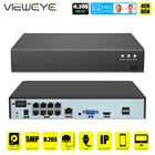 Сетевой видеорегистратор H.265, устройство для обнаружения лиц, 8 каналов * 5 Мп, 4 канала8 каналов, PoE, NVR, 48 каналов, для IP-камер HD 5 Мп1080P, ONVIF