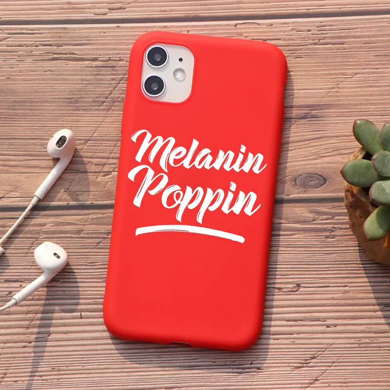 Чехол для телефона PUNQZY Afro Black Girl Magic Queen Melanin Poppin iPhone 12 pro 11 PRO MAX XS XR X 6 8 7 Plus SE 2