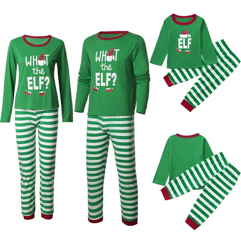 

Семейная Рождественская Пижама 2021, комплекты одежды, семейные одинаковые наряды, Рождественская одежда для сна для мам, детей, Рождественск...