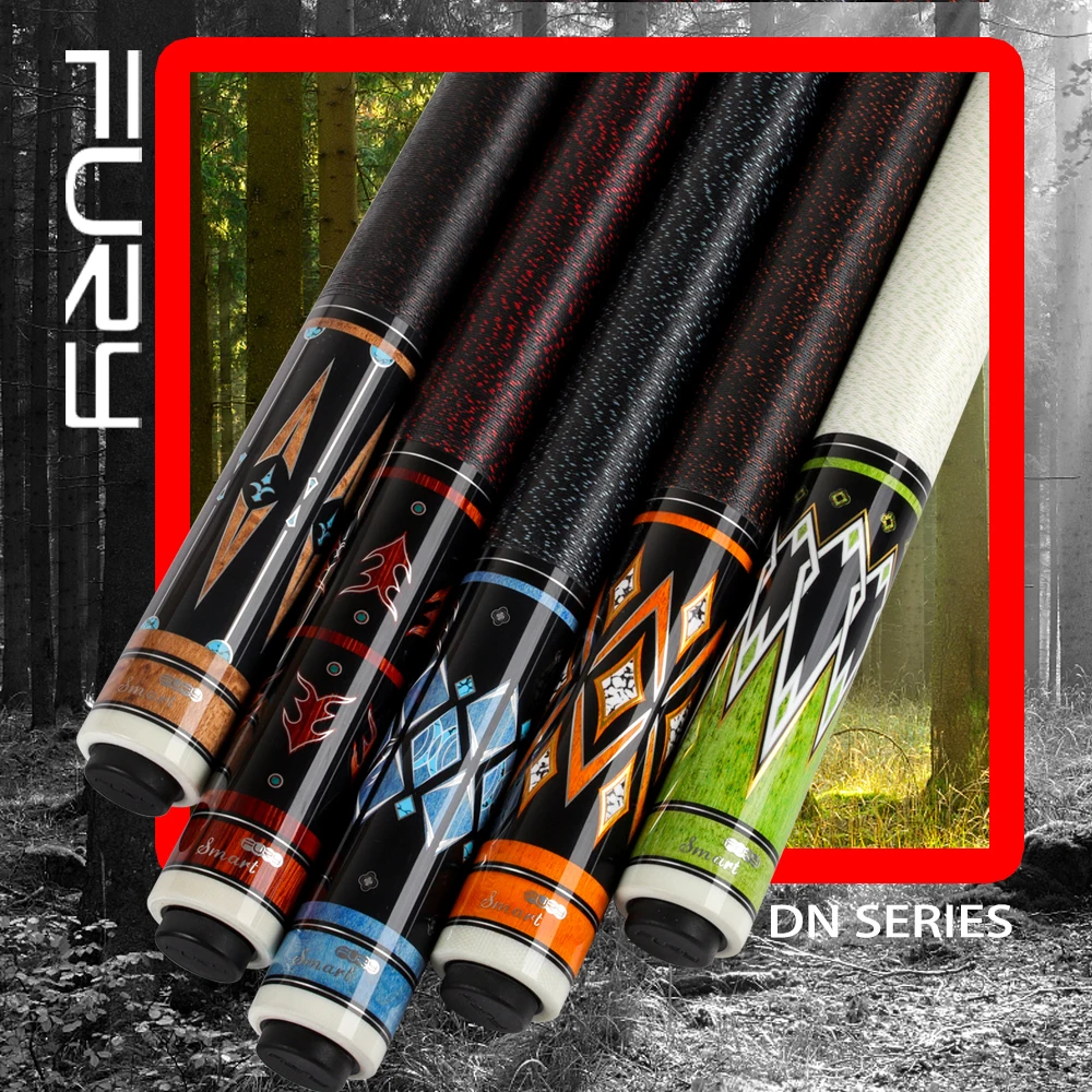 

FURY DN Series Pool Cue Stick 13m Tiger Everest M Tip Hard Maple HTE Shaft Kit Billiard Cue Uni-loc Joint Professional Billiard