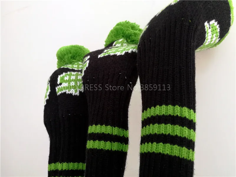 Новинка головной убор с помпоном для наличных денег гольф-Вудса вязаные головные