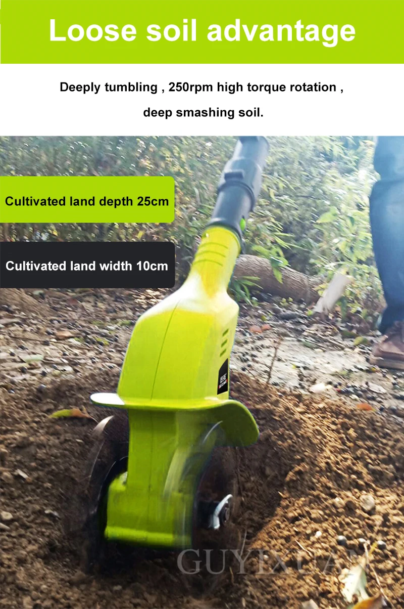 Ручная газонокосилка электрическая скарификатор почвы машина для обработки с