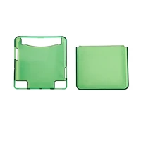 new green plastic clear protective shell cases pack for gameboy advance sp gba sp console