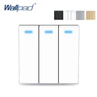 Светодиодный индикатор 3 ряда 2 способа 1 способ светильник кулисный переключатель на кнопку включениявыключения переключатель Функция ключ для модульный всего 52*52 мм