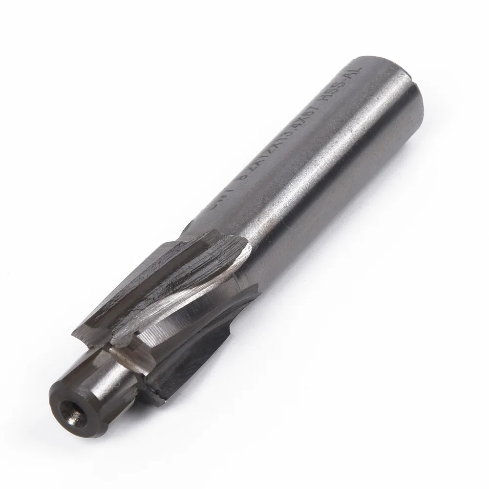 

5pcs M3-M8 Drill Bits 4 Flute Countersink HSS-AL End Mill Cutter Pilot Slot Kit