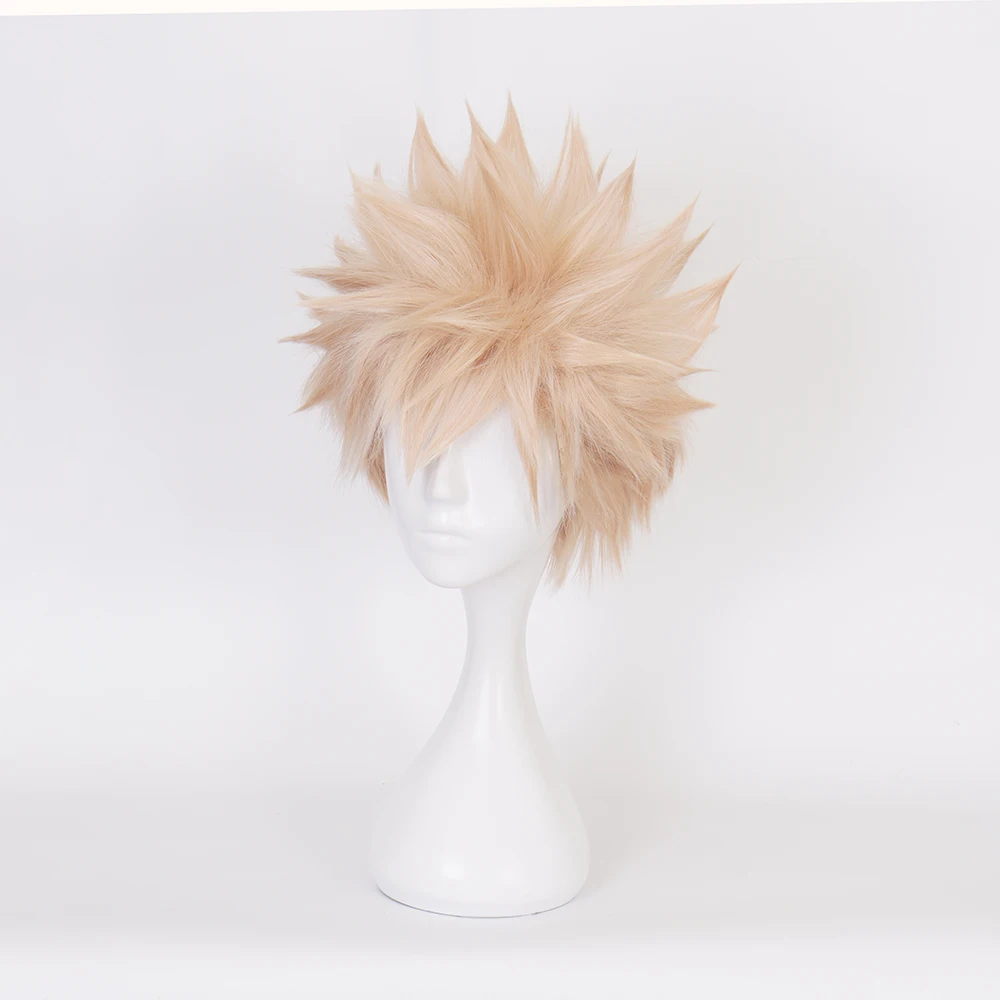

Anime My Hero Academia Baku No Hero Bakugou Cosplay Costume Wig