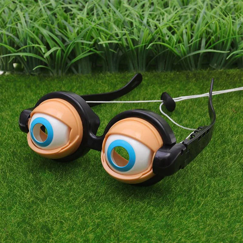 Детские подарки для вечеринки Смешные розыгрыши очки сумасшедшие глаза игрушки для фестиваля подарок пластиковые новые очки для вечеринки...