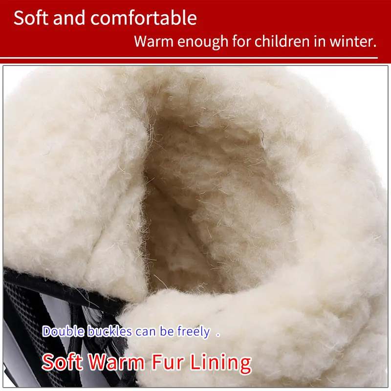 Детские Нескользящие ботинки для мальчиков и девочек теплая непромокаемая обувь