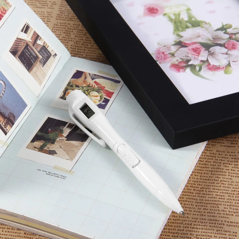 Шариковая ручка цифровые часы электронные Студенческая тестовая канцелярские