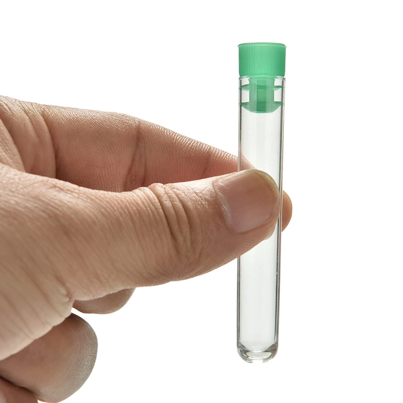 

Plastic Test Tube With Cork 12x75mm Clear Like Glass Pack10, Wedding Favor Tubes Party Favour 10PCS