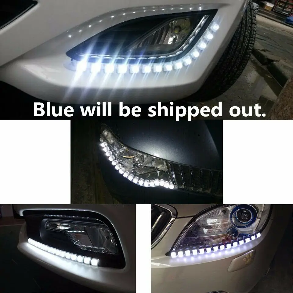 

Replacement Fog lights 2pcs COB Headlight Flexible Diced Car Driving Fog