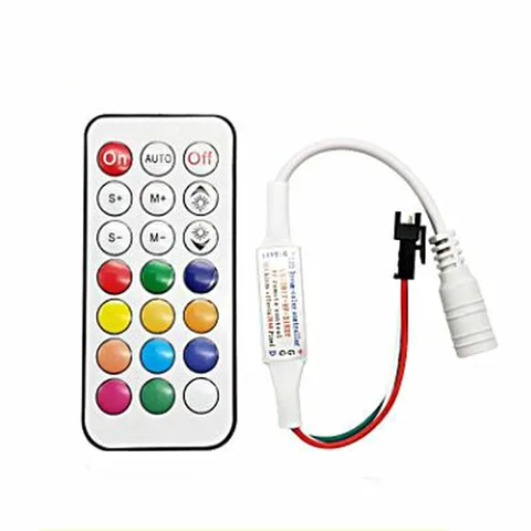21 ключевой волшебный цветной контроллер, полноцветный контроль, 2811 чип, производственный контроллер светодиода