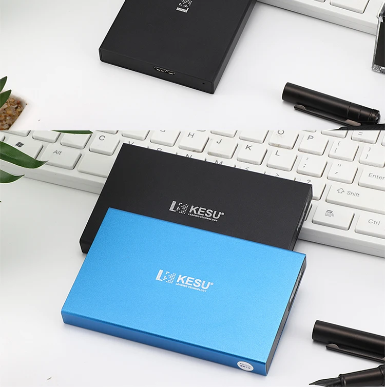 Кесу 2,5 дюймов внешний жесткий диск для хранения 320 г 500 USB3.0 1 ТБ 2 ТБ 750G HDD Портативный внешний жесткий диск HD изготовленным на заказ логосом