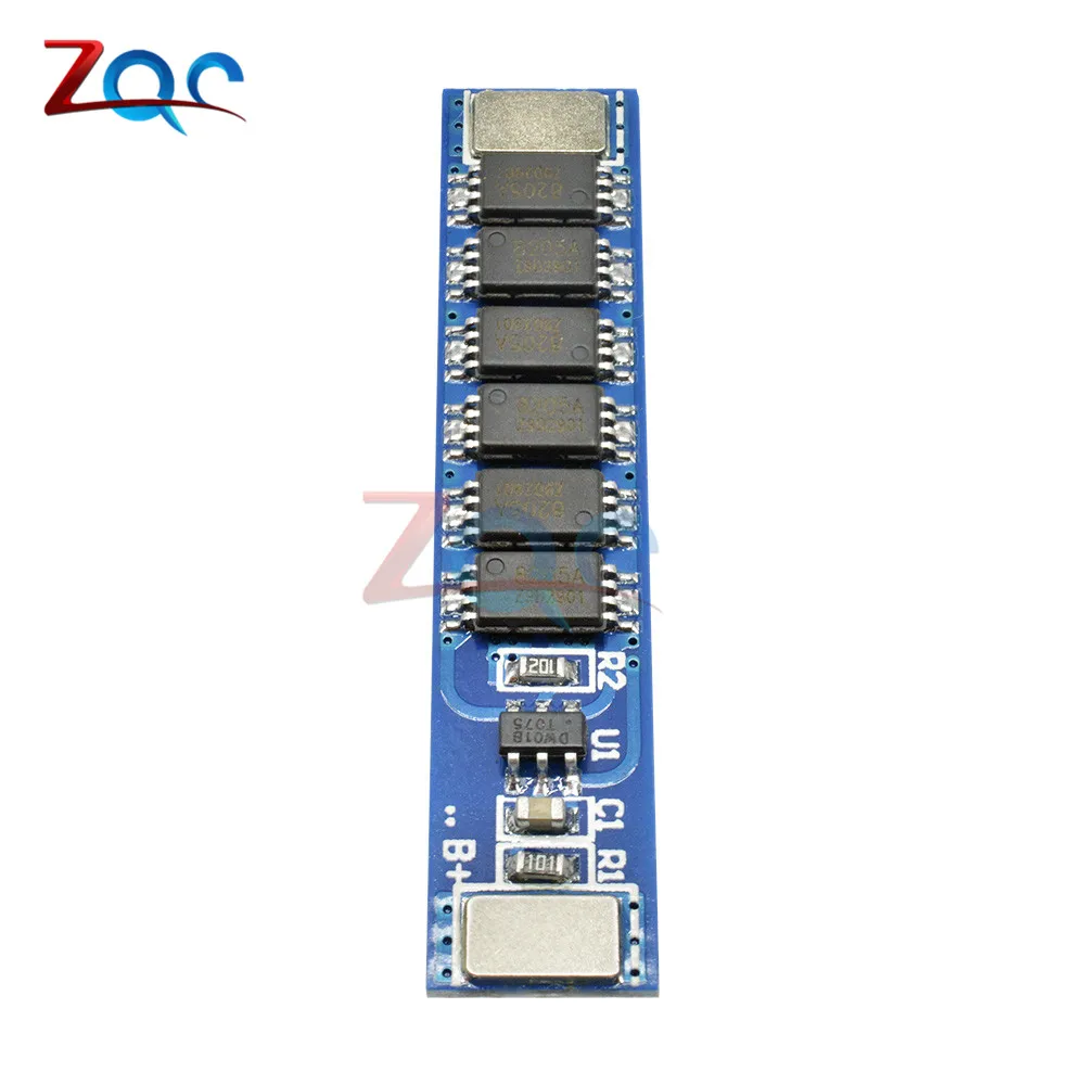 2 шт. защитная плата 1S 5A 3MOS / 10A 4 MOS/ 15A 6MOS Li Ion BMS PCM для модуля литий ионной батареи
