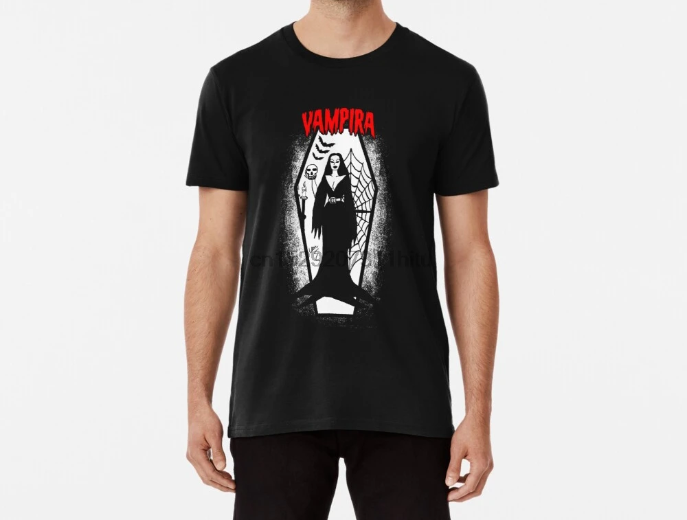 Мужская забавная футболка Vampira (Maila Nurmi) женские футболки|Мужские футболки| |