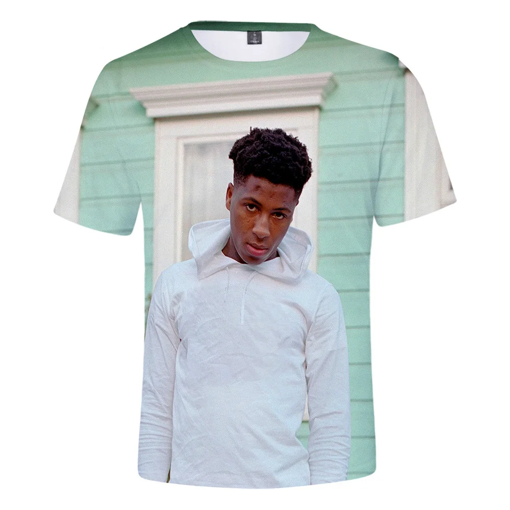 

Rapper YoungBoy 3D Print T-shirt Tops Harajuku Never Broke Again T Shirts Fashion T-shirt Streetwear Clothes