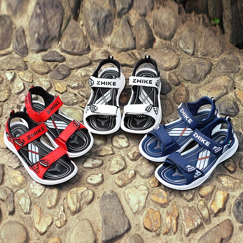 

2021 Summer Children Shoes Brand Big Boys Sandals Girls Comfortable Sport Mesh Beach Soft Kids Lightweight Outdoor Sandals