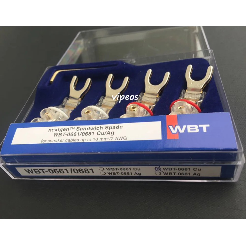 Y-образные соединители WBT 0681 CU из чистой меди позолоченные без сварки |