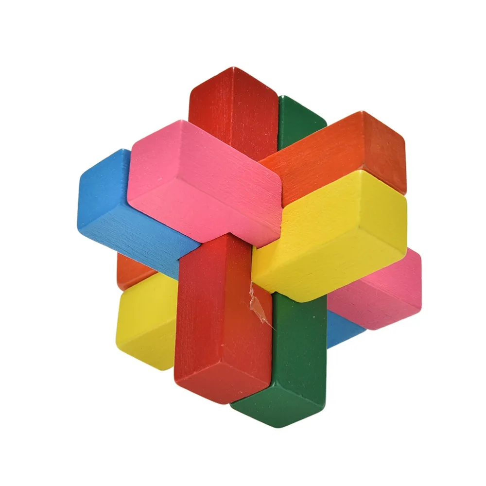 Новый Классический Интеллектуальный деревянный кубик обучающая игрушка набор