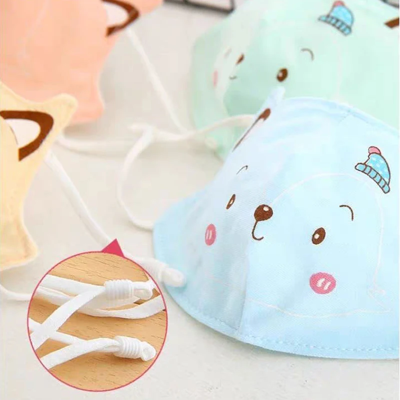 Защитная маска для лица Foux детей моющаяся многоразовая регулируемая с милым