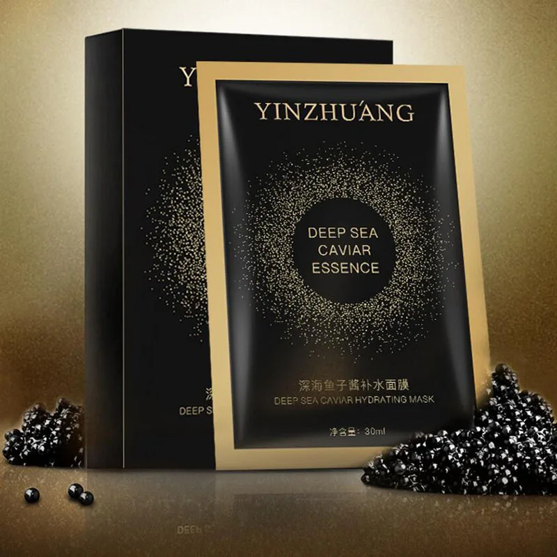 Глубоководная Икра увлажняющая маска для лица и сужения пор уход за кожей 1 шт.| |