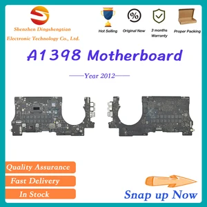 tested original a1398 motherboard for macbook retina 15 early 2012 i7 2 4 ghz 2 7ghz 8gb 16gb ram logic board 820 3332 a free global shipping