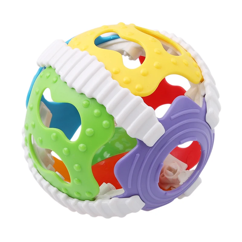 

1PC Multicolor Round Shape Rattles Baby Toy Baby Activity Grasping Toy Hand Bell Rattle Develop Baby Intelligence Toys 899000