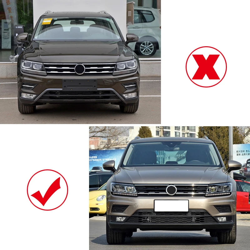 Для Фольксваген тигуан короткая колесная база 2017 2020 нержавеющая Передняя Нижняя