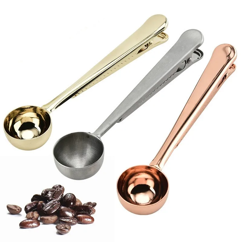 Многофункциональная кофейная ложка Два в одном из нержавеющей стали для