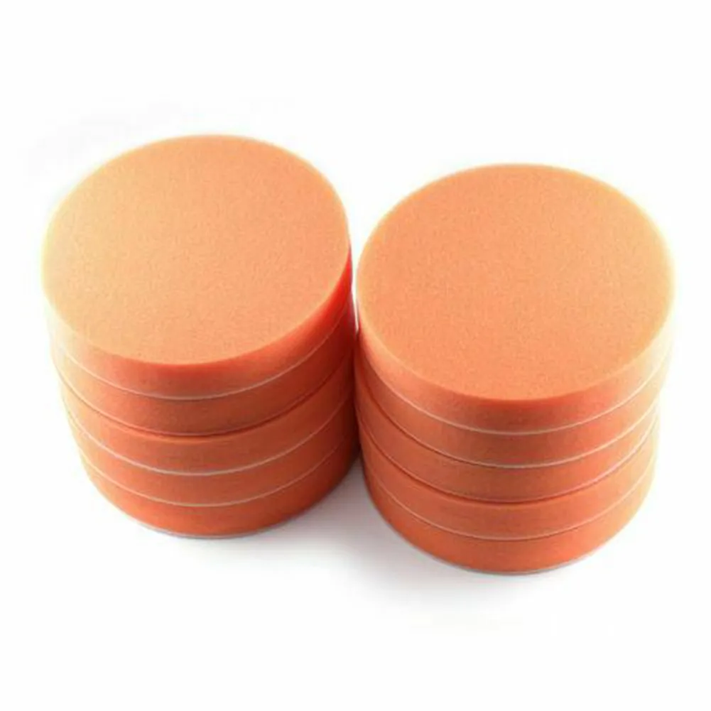 

10 шт./комплект, оранжевые насадки для полировки автомобиля, 150 мм, 6 дюймов