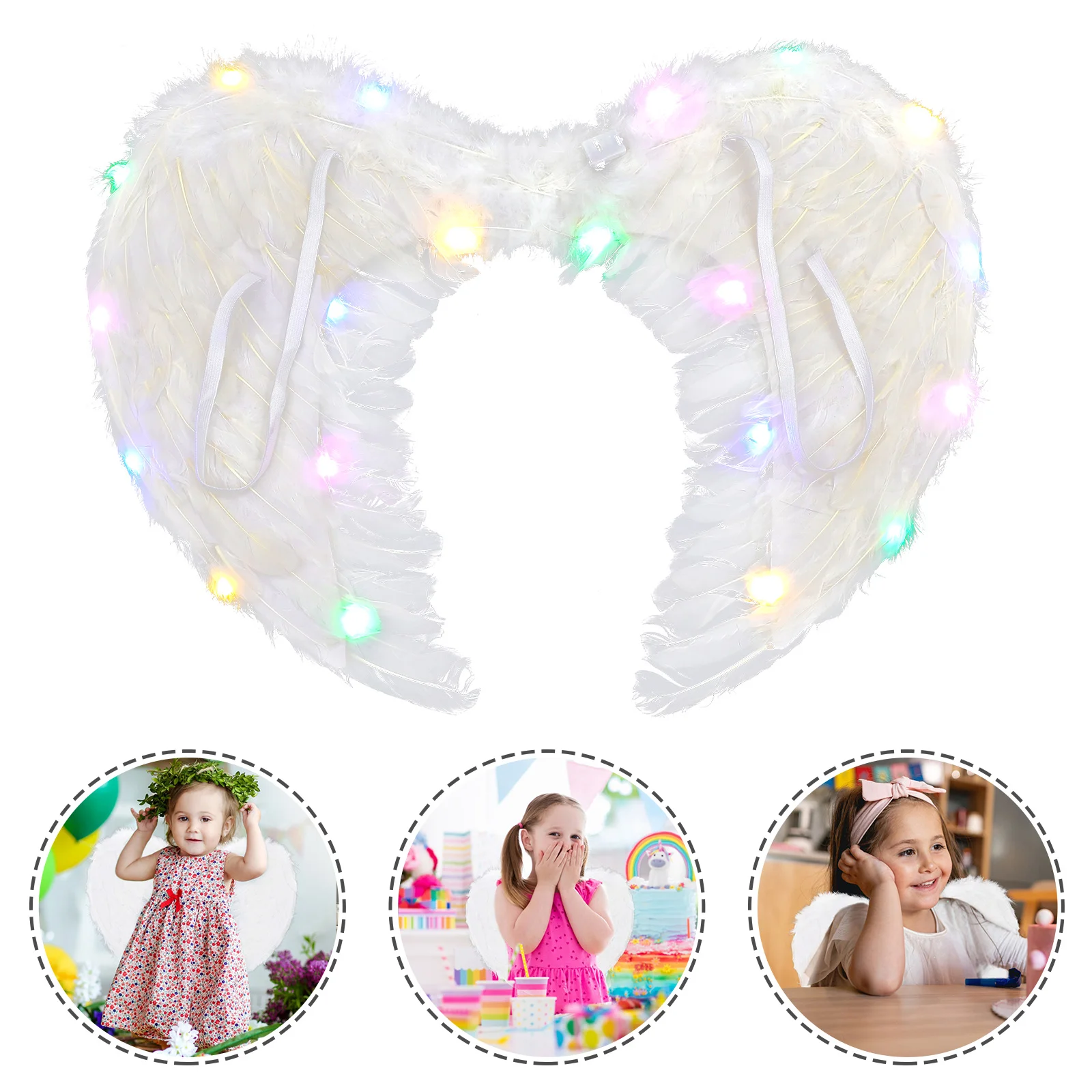 

1Pc Performance Wing Feather Wing Angel Prop Wing Party Accessory