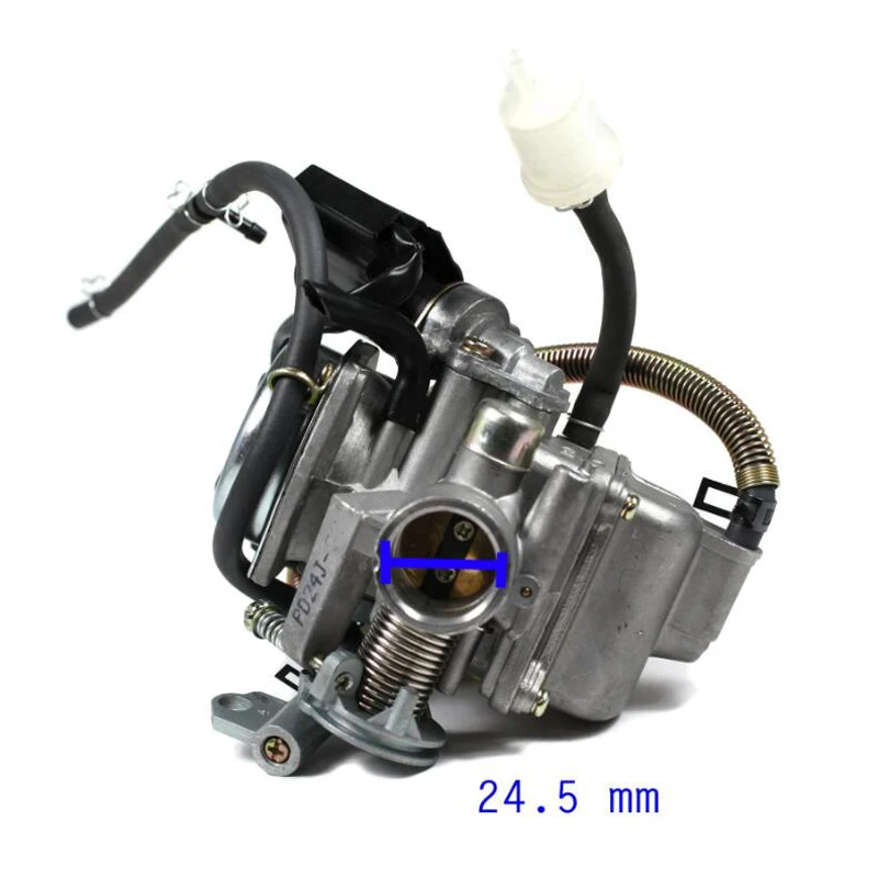 Карбюратор карбюратора 24 мм PD24J CVK с электрическим дроссельным двигателем GY6 125cc