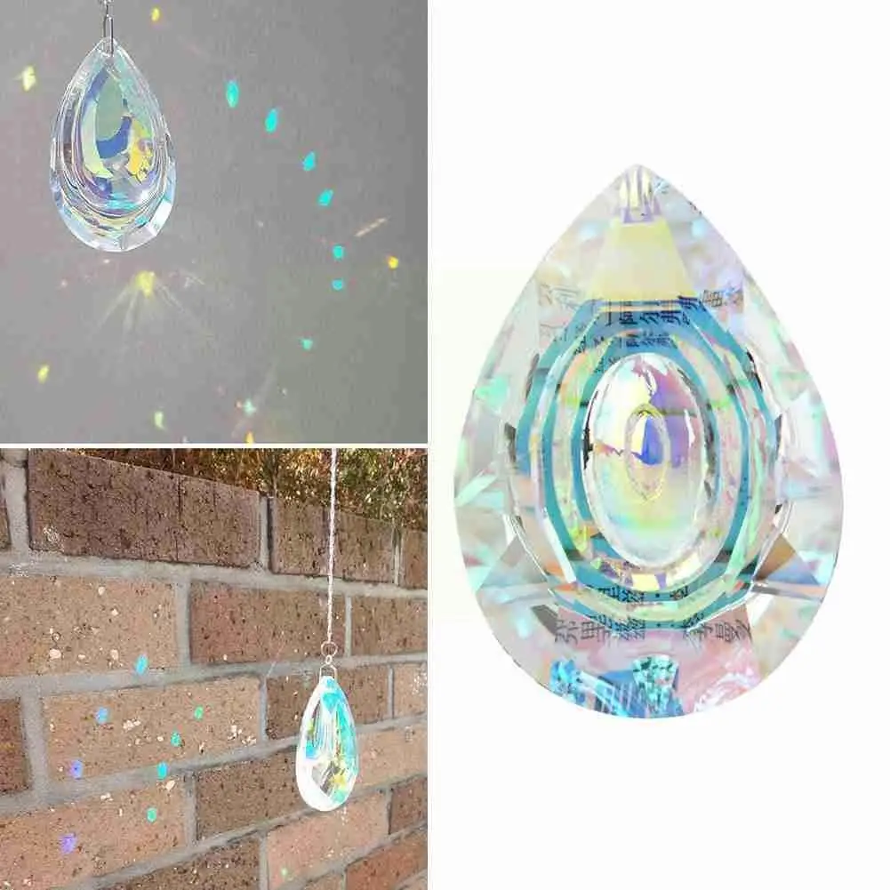 

Crystal Ball Clear Crystal Prisms Chandelier Crystals Diy Accessories Bead Pendants Curtain Hanging Ornament O8h9