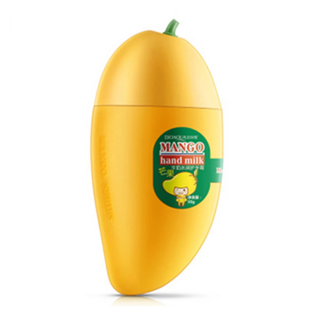 Фруктовый крем для рук персики/банан/манго антивозрастной увлажняющий