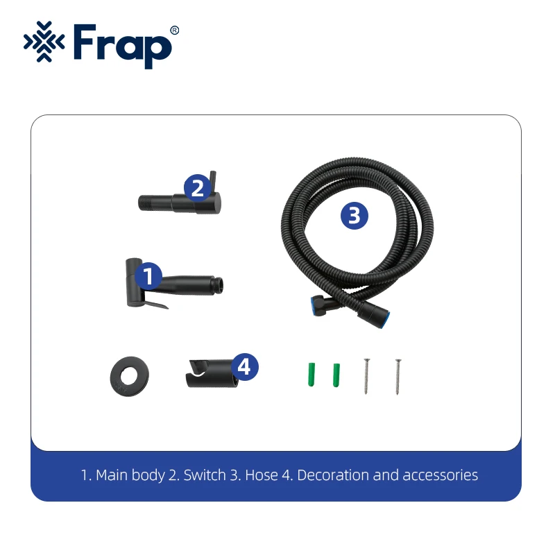 frap single cold tap bidet faucet shower tap washer toilet sprayer hygienic wall mounted bidet faucets bathroom faucet torneira free global shipping