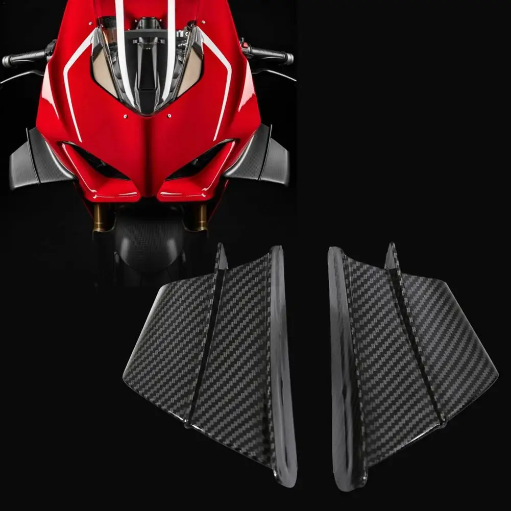 

2 шт. мотоциклетный Winglet аэродинамический комплект крыла Спойлер для HONDA CBR650R CBR650F CBR500R CBR1000RR для Yamah BWS RS JOG JOE