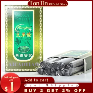 Songlonw natural mugwort Бездымная Мокса рулон 12x118mm1 0 шт.упак. moxa палочка для прижигания health care