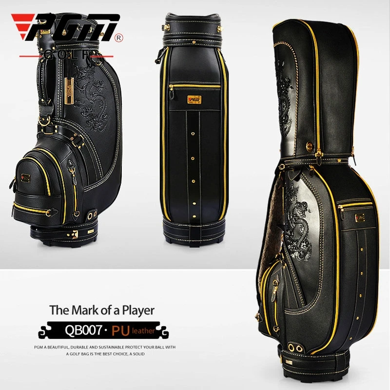 Pgm кожаная стандартная сумка для гольфа женщин и мужчин Сумка с изображением