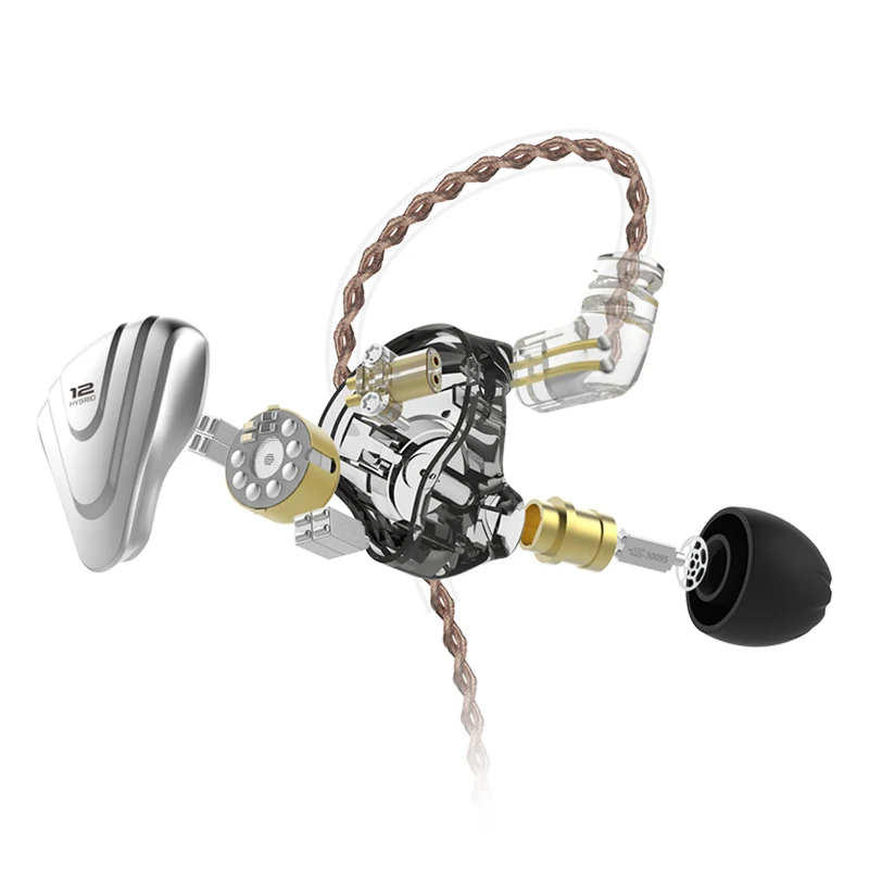 

KZ ZSX Free Shipping 5BA+1DD Hybrid HIFI Metal Bass Earbuds wireless bluetooth In-Ear New ZS10PRO ZSNPRO ZST AS10 E10 E10