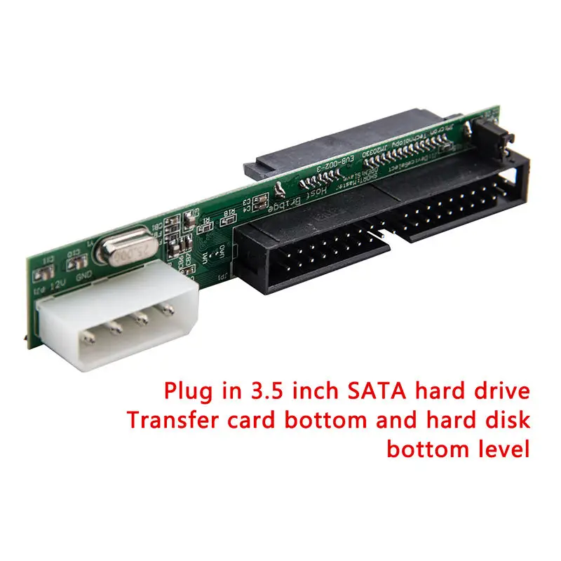 

7+15Pin 2.5 Sata Female To 3.5 Inch Ide Sata To Ide Adapter Converter Male 40 Pin Port For Ata 133 100 Hdd Cd Dvd Serial