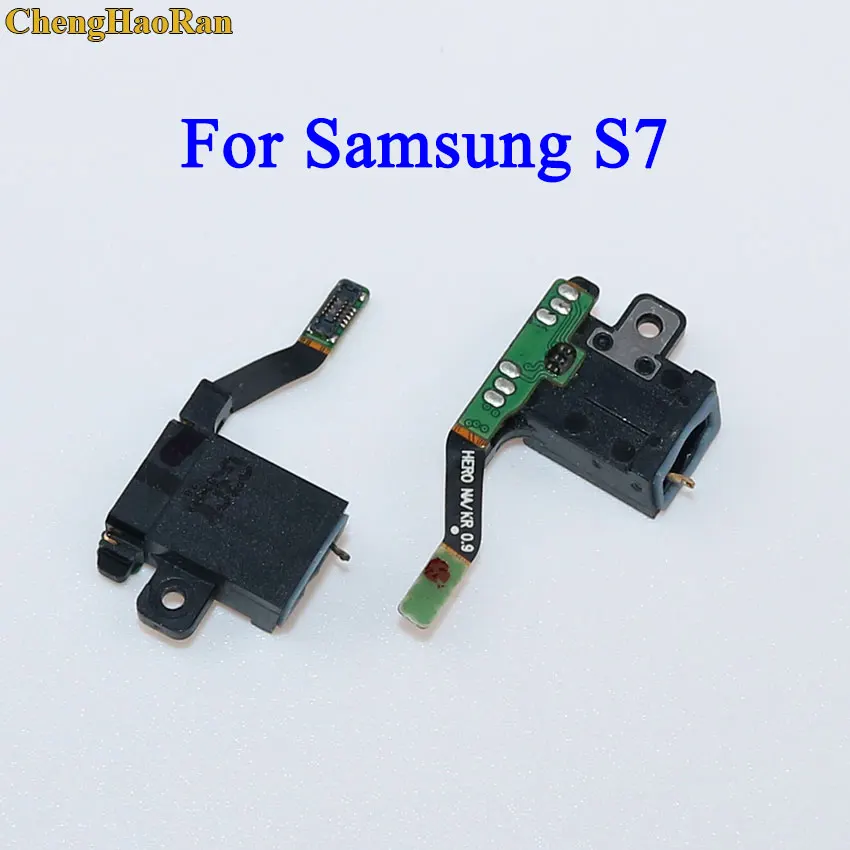 ChengHaoRan для samsung Galaxy S7 Edge G935 S8 S9 J3 J4 J6 NOTE 4 NTOE 8/9 разъем для наушников аудио гибкий кабель Разъем - Цвет: S7