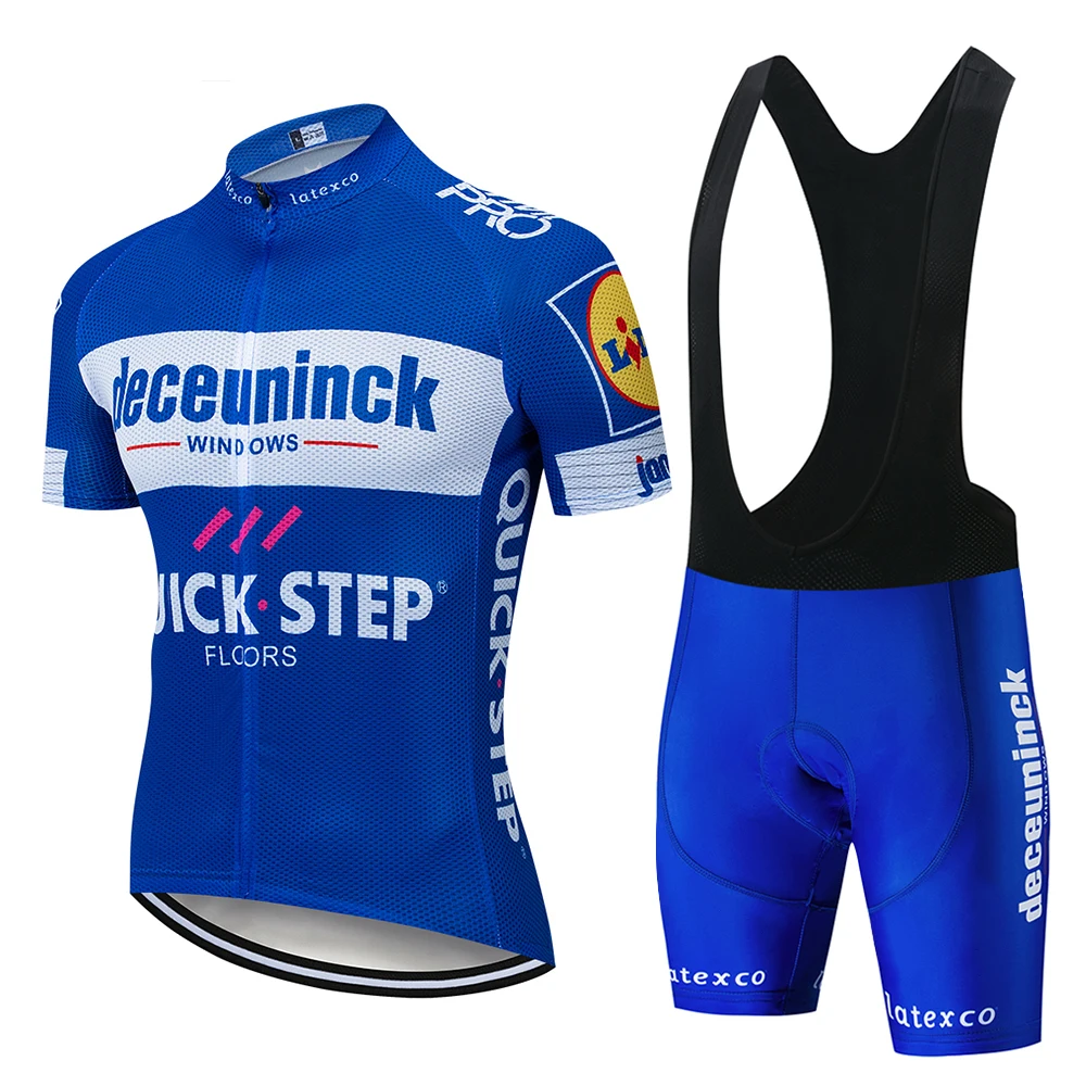 Набор велосипедных шорт с гелевой подушкой для команды QUICK STEP Team MTB SOBYCLE Ropa Ciclismo