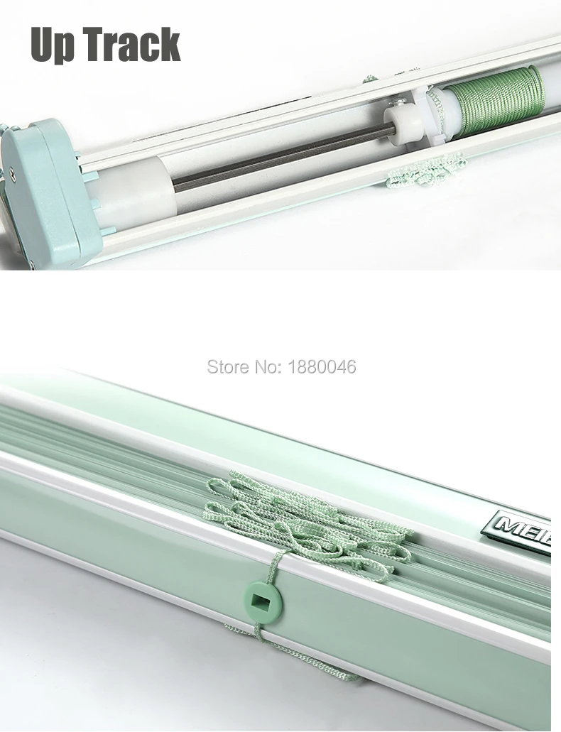 Новинка 2021 модные пасторальные зеленые роликовые жалюзи из алюминиевого сплава
