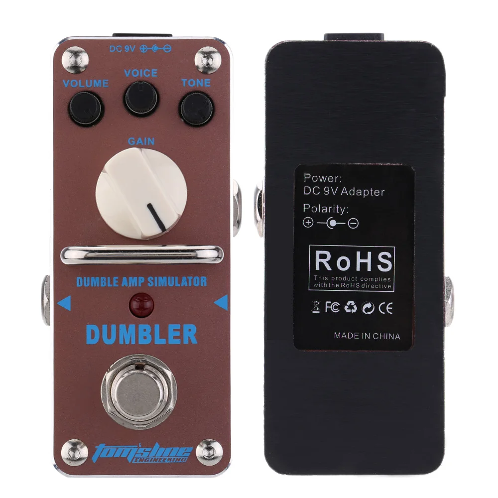 Аромат ADR-3 Dumbler Amp симулятор мини один педаль эффектов для электрогитары с